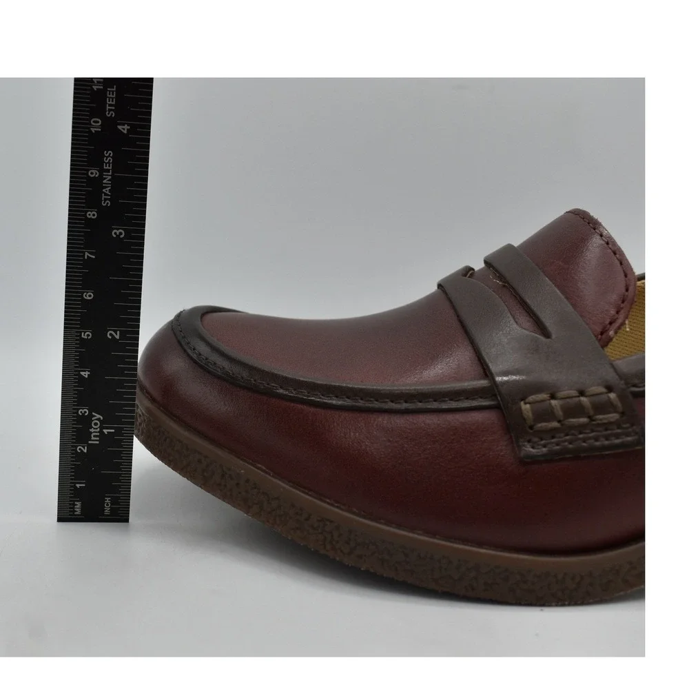 Dansko EU 39 Danica Burnished Plum Chocolate Leather Waterproof Loafers Shoes